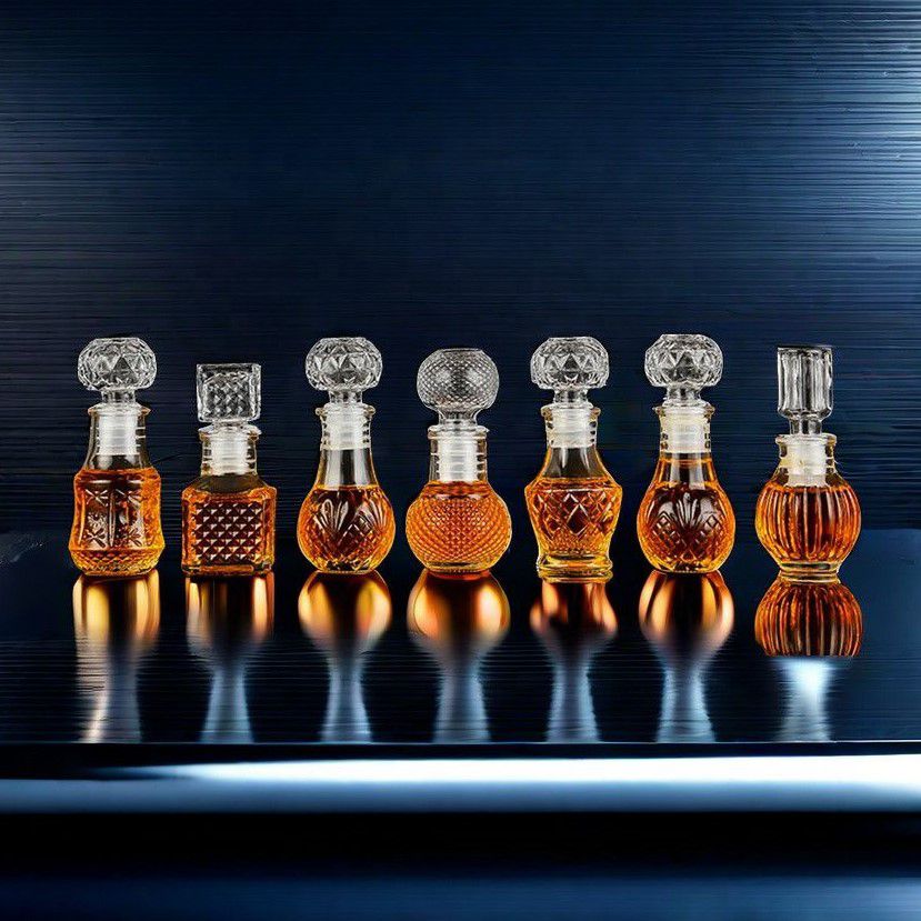 Bouteilles d'alcool miniatures de 50 ml