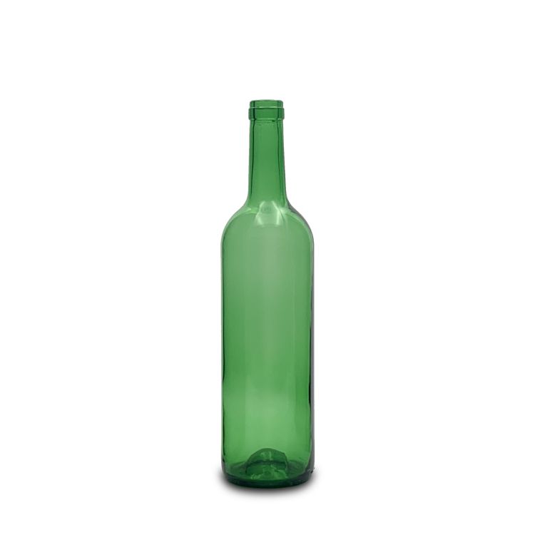 bouteille de vin verte en vrac